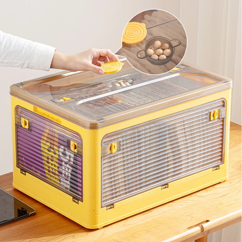 

Складной прозрачный органайзер для книг: коробка для хранения учебников и журналов для студентов, общежитий, учебных комнат и дома