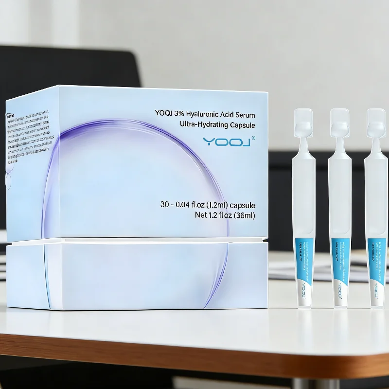 

30pcs 3% Hyaluronic Acid Single-use Essence Moisturizing Lifting Firming Ampoules Essence Make Skin Glow Portable Facial Serum