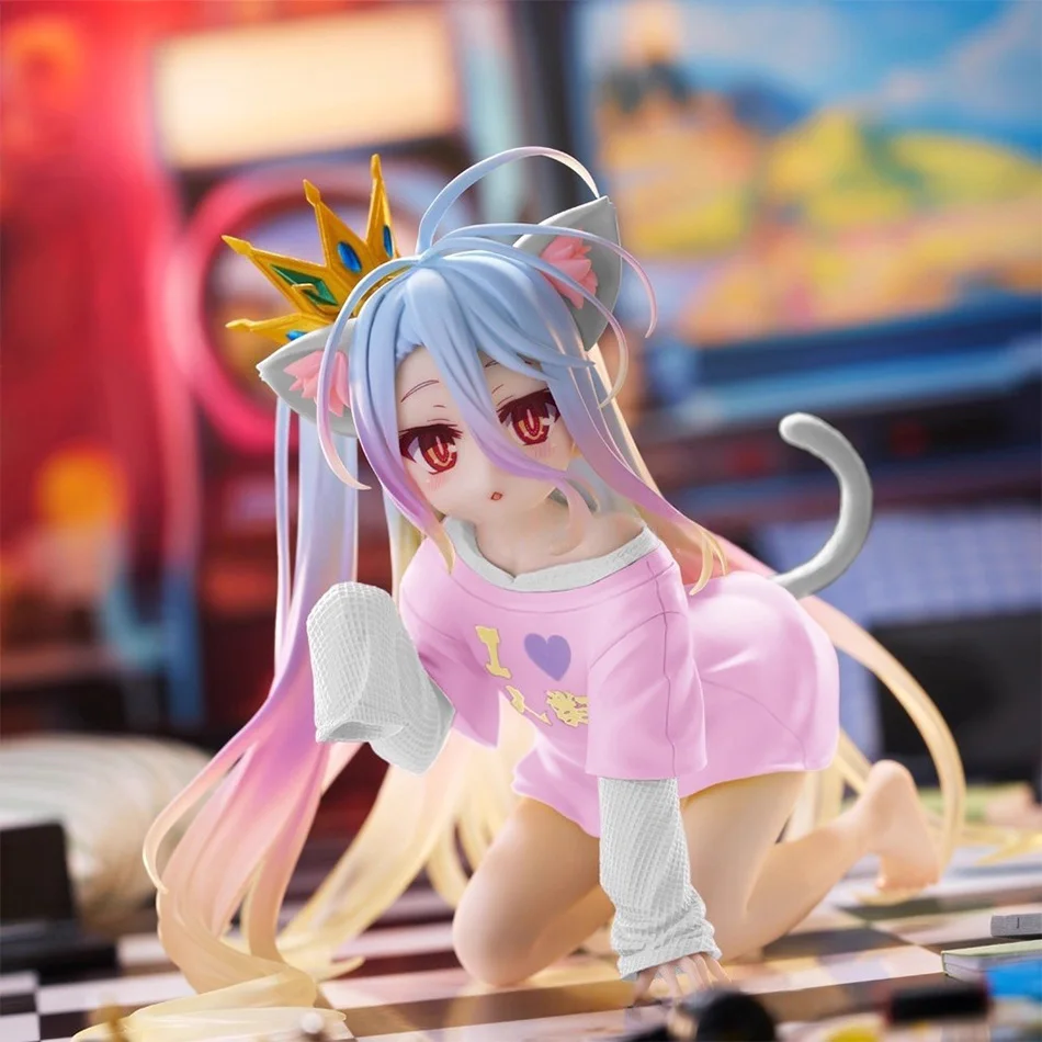 Anime NGNL No Game No Life White Shiro PVC Modell Action Figure Sammlung Ornament Spielzeug Urlaub Geschenk auf Lager