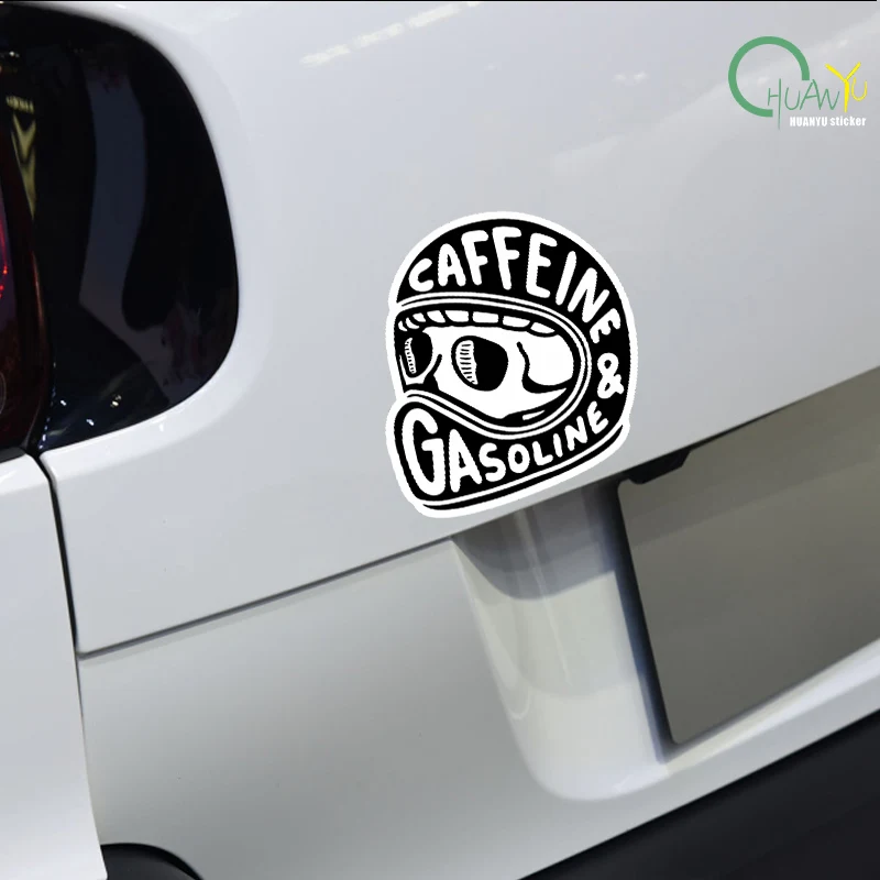 الجمجمة الكرتون فارس الرجعية دراجة نارية ملصق سيارة كهربائية شخصية تعديل الديكور سيارة ملصق عاكس مائي