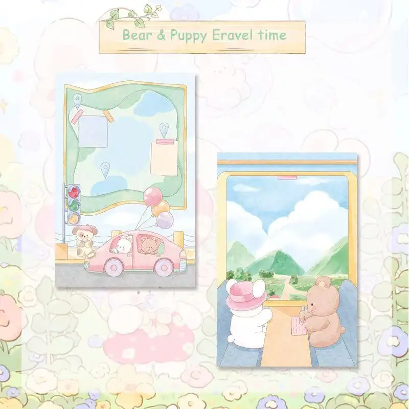 Cute cartoon decorated sticky notes