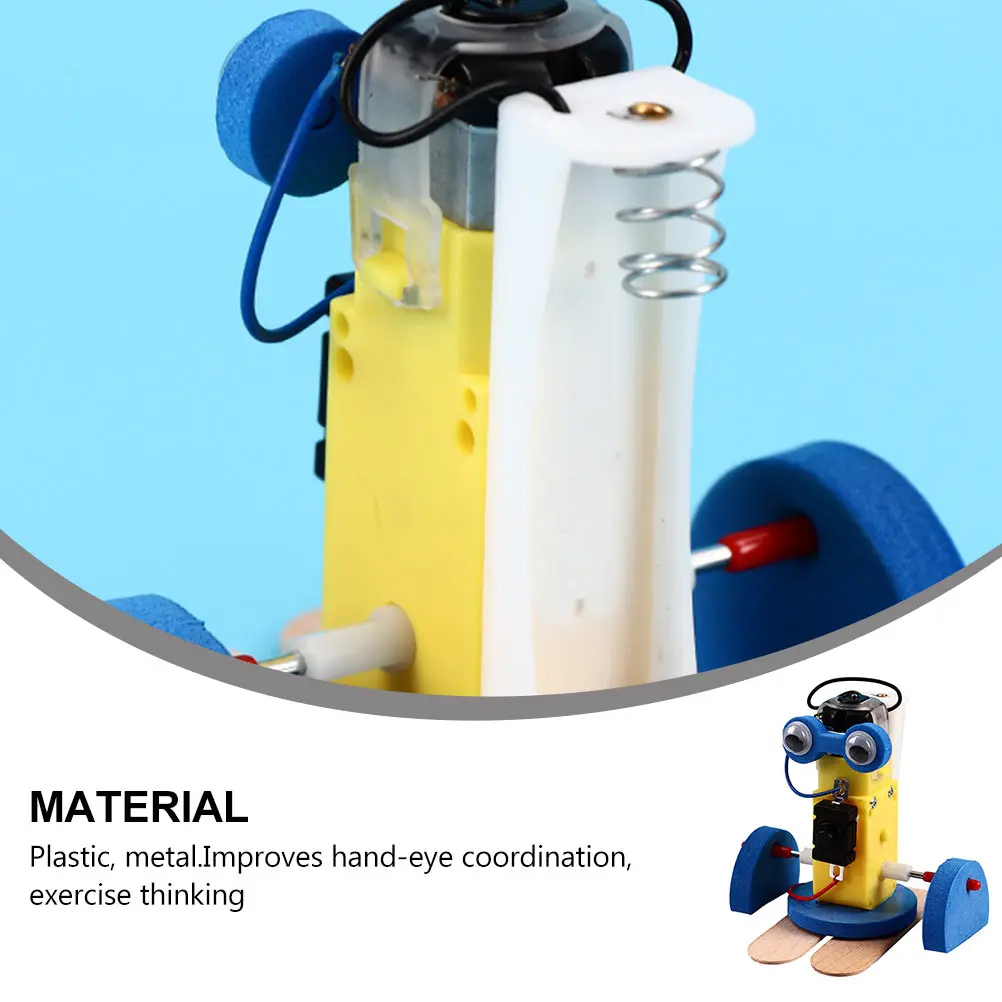 

1 set Crawling Robot Material Assembly Toy Educational Kids Puzzle Promotes Hand Eye Coordination Teamwork Stretches