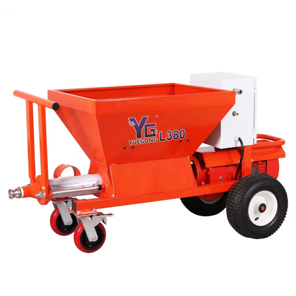 YG L380 Thick Fireproof Screw Spraying Machine Electric Airless Mortar Paint Sprayer For Heavy Anti-corrosion Engineering