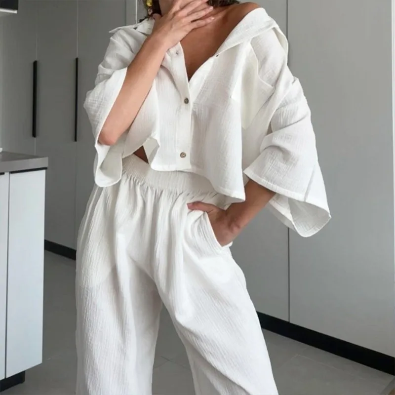 conjunto-de-pijama-de-algodon-puro-para-mujer-cardigan-de-manga-de-siete-cuartos-ropa-de-descanso-comoda-para-europa-y-america-otono-e-invierno-2025