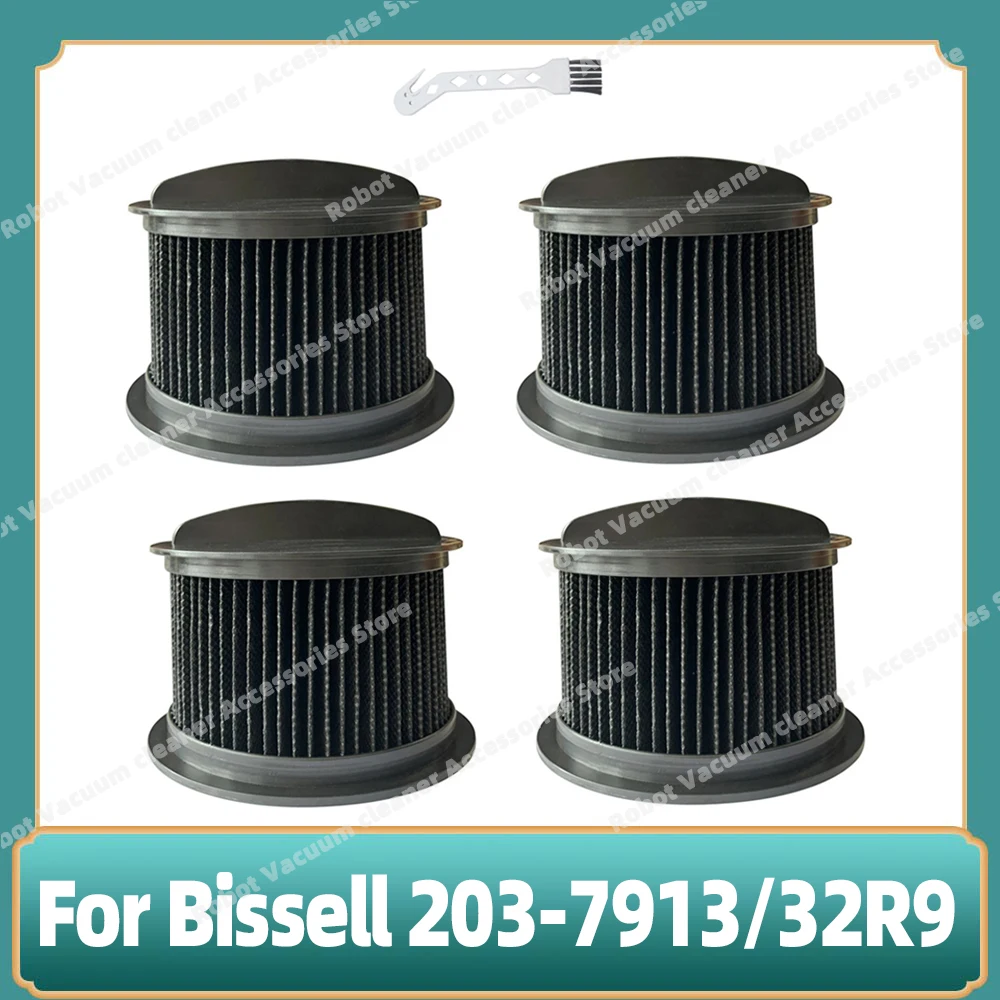 Compatible For Bissell Power Force & Helix Turbo Accessories Inner And Outer Filter Set 203-7913 / 32R9  Vacuum Cleaner Parts