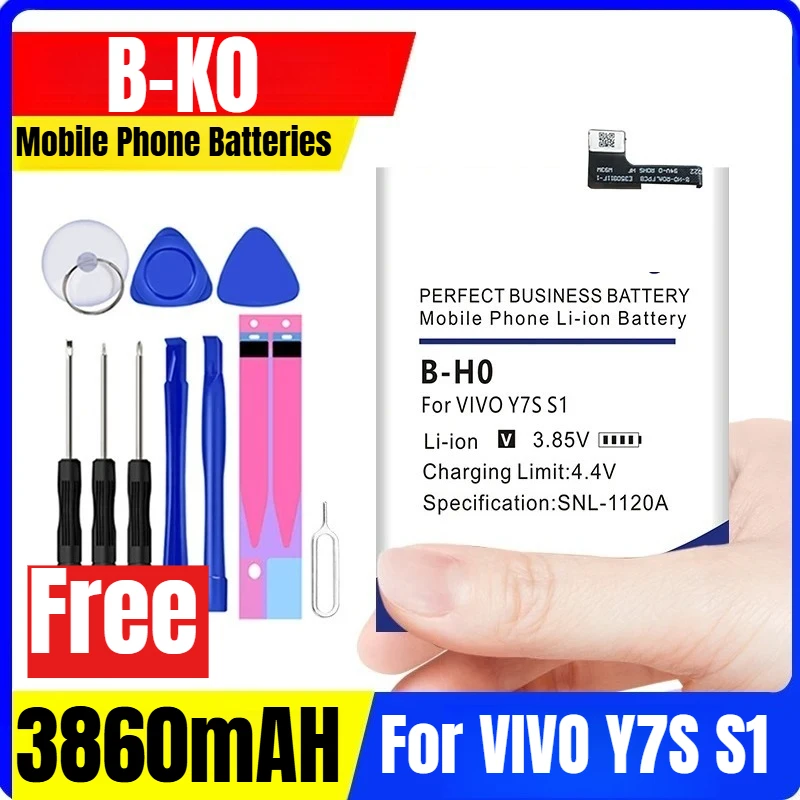 

B-K0 3.85V 3860mAH Mobile Phone Batteries for VIVO Y7S S1