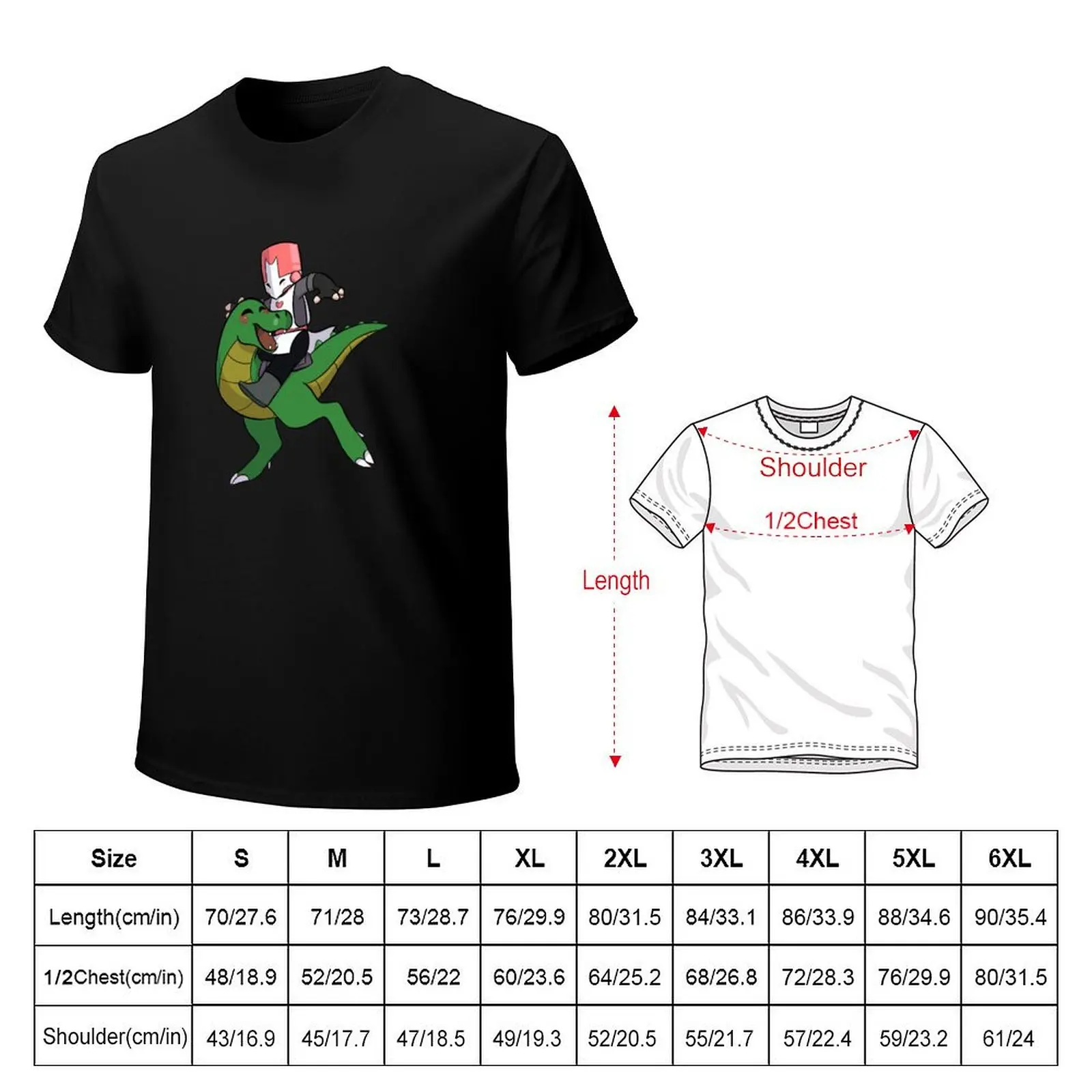 Castle Crashers Pink Knight T-Shirt funny t shirts cotton T-Shirt