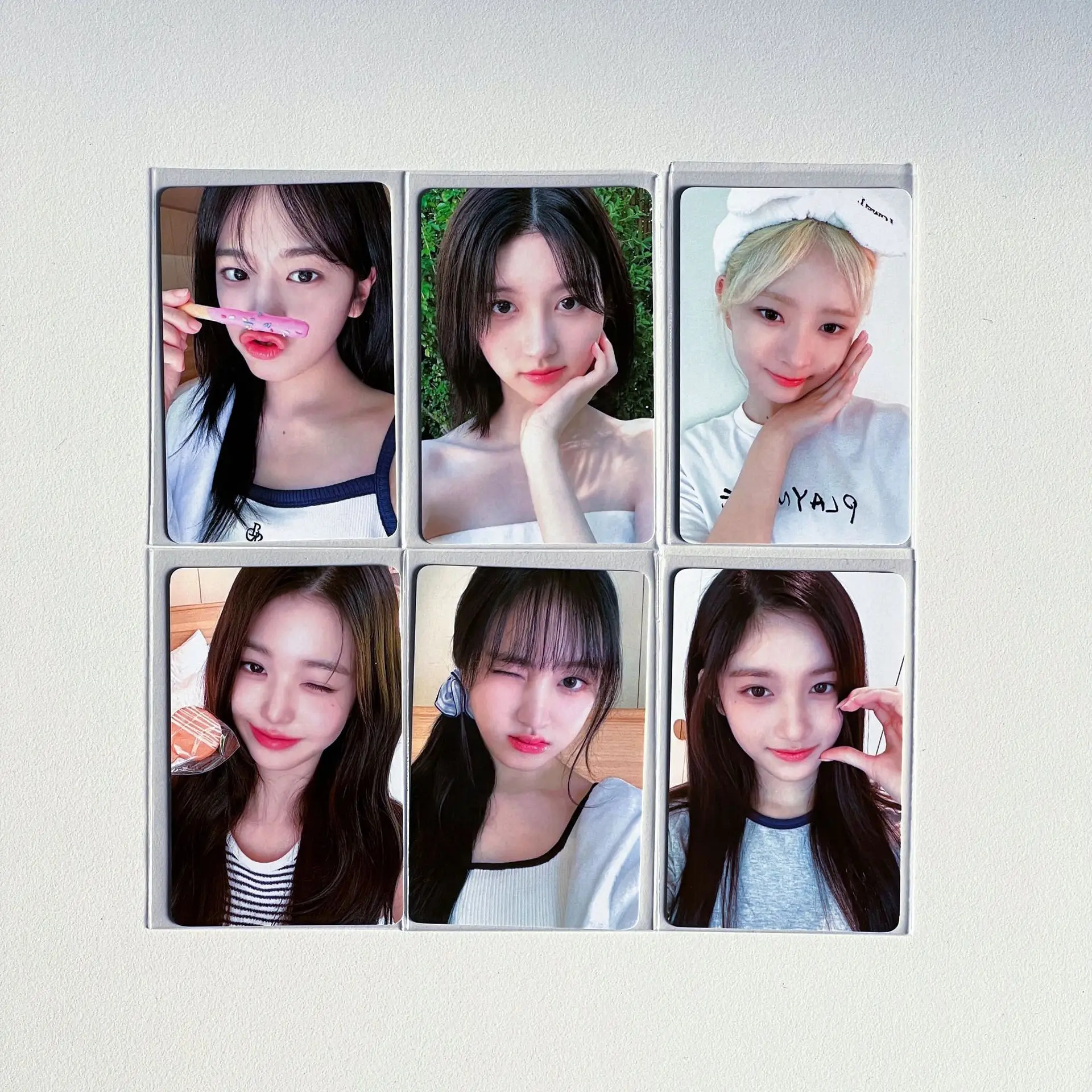 6pcs/set Kpop Idol IVE Lomo Cards 2023  A DREAMY DAY Photocards Photo Card Postcard for Fans Collection