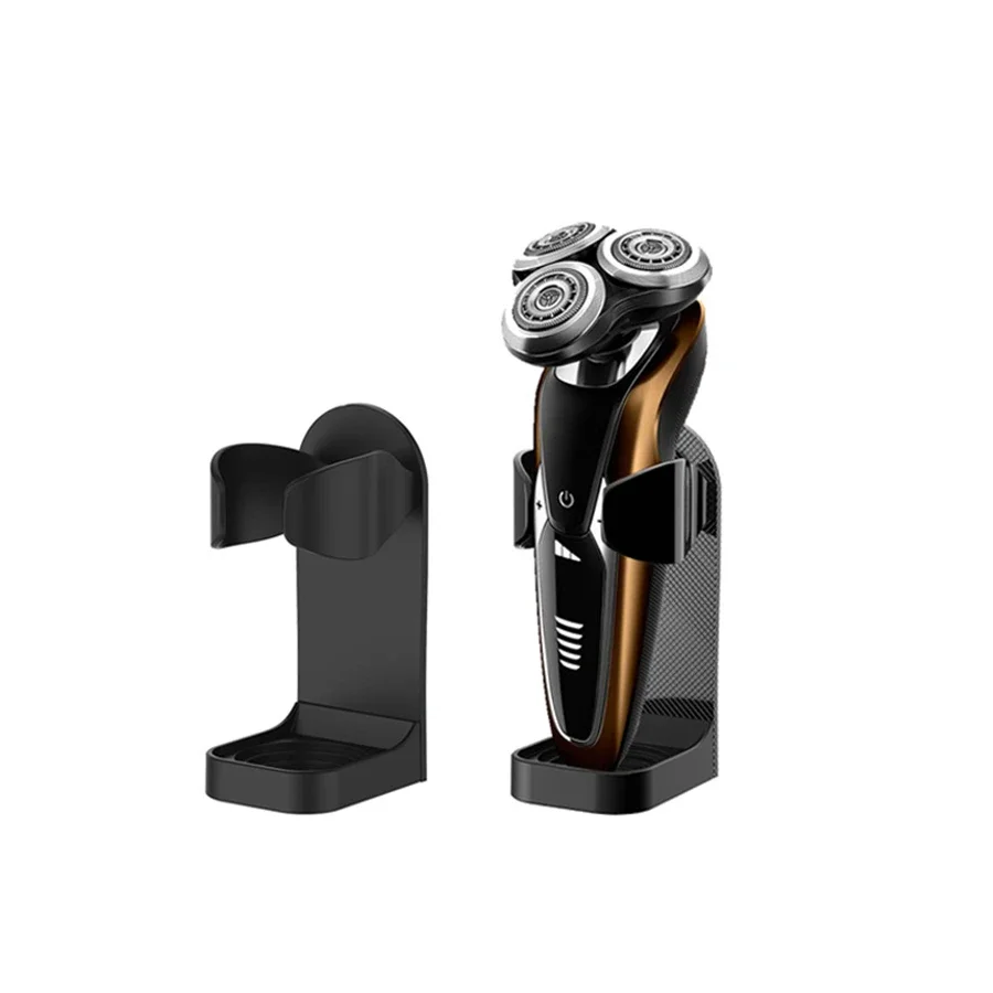 Electric Shaver Holder Wall-Mounted Shaving Razor Holder Traceless Toothbrush Stand Rack Space Saving Storage Holder