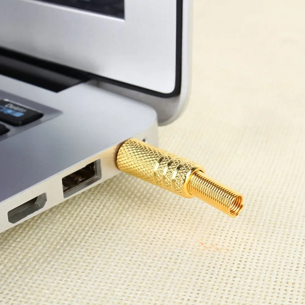 ESCAM 1/10Pcs/lot 3.5mm 1/8" Stereo Male Audio TRS Gold Plated Jack Plug Adapter Connector