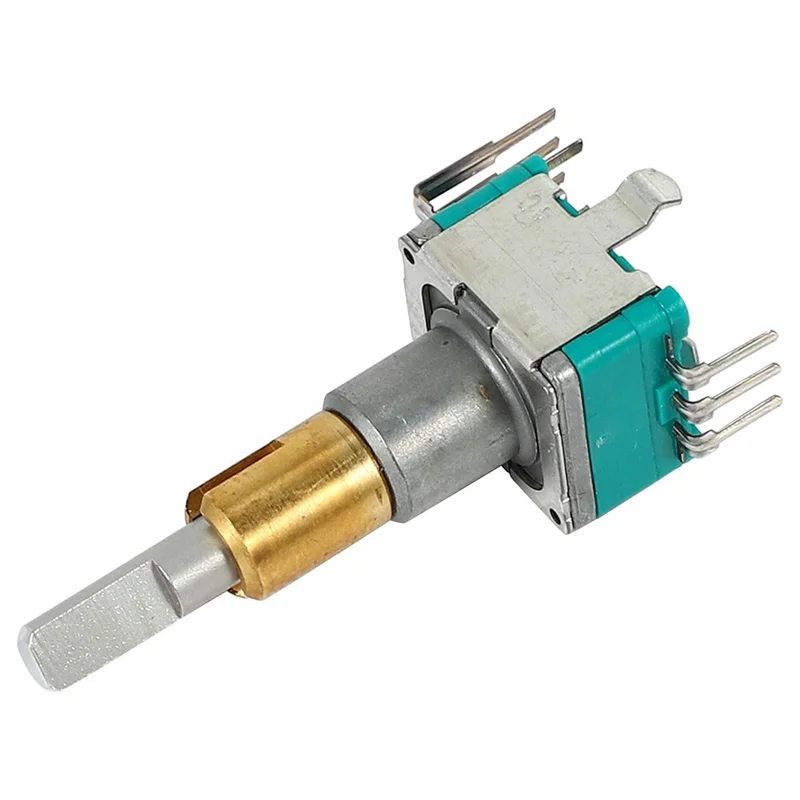 

AB41-EC11EBB24C03 Двухосевой энкодер 30 Номер позиционирования 15 Ручка точки импульса 25 мм с переключателем Металлический двухосевой энкодер 3 шт.