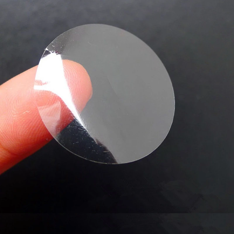 A34M-Transparante Afdichting Sticker PVC Plastic Ronde Sticker Label Handgemaakte Pakket Nieuwe Afdichting Sticker 500 Stuks Per Rol 3Roll