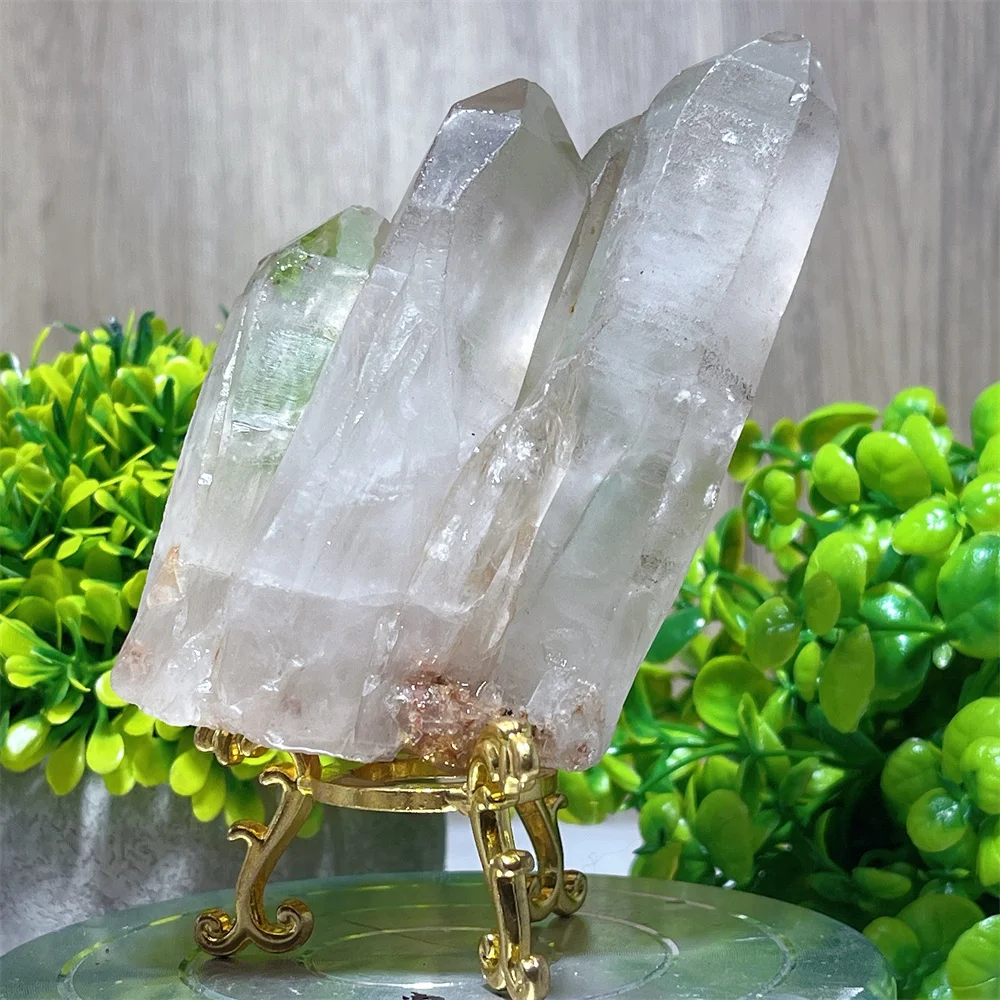 Crystal Natural Stone Quartz Clear Specimen Cluster Minerals Specimen Geode Energy Home Decoration Reiki Healing Gemstone+Stand