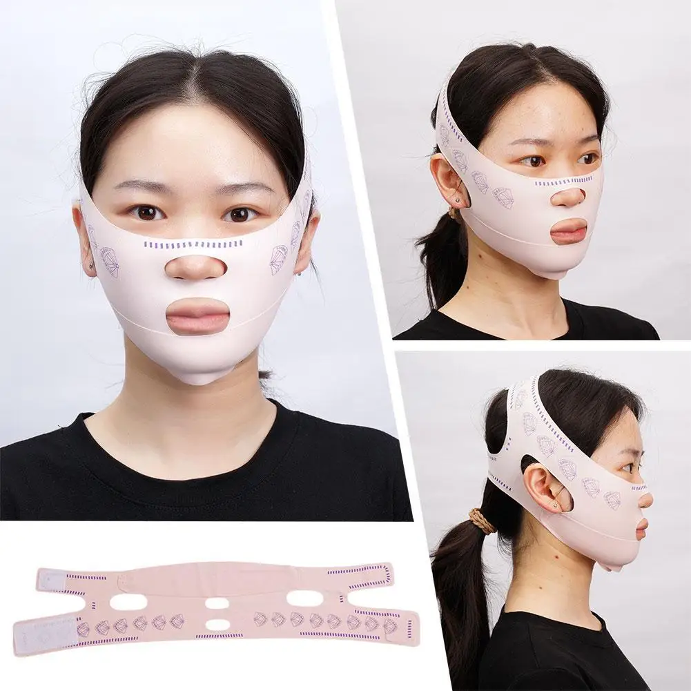 

Double-deck Face Slimming Bandage Face Lifting Belt Strap Band V Shaper Anti Lift Cheek Line Facial Face Wrinkle Chin Beauty