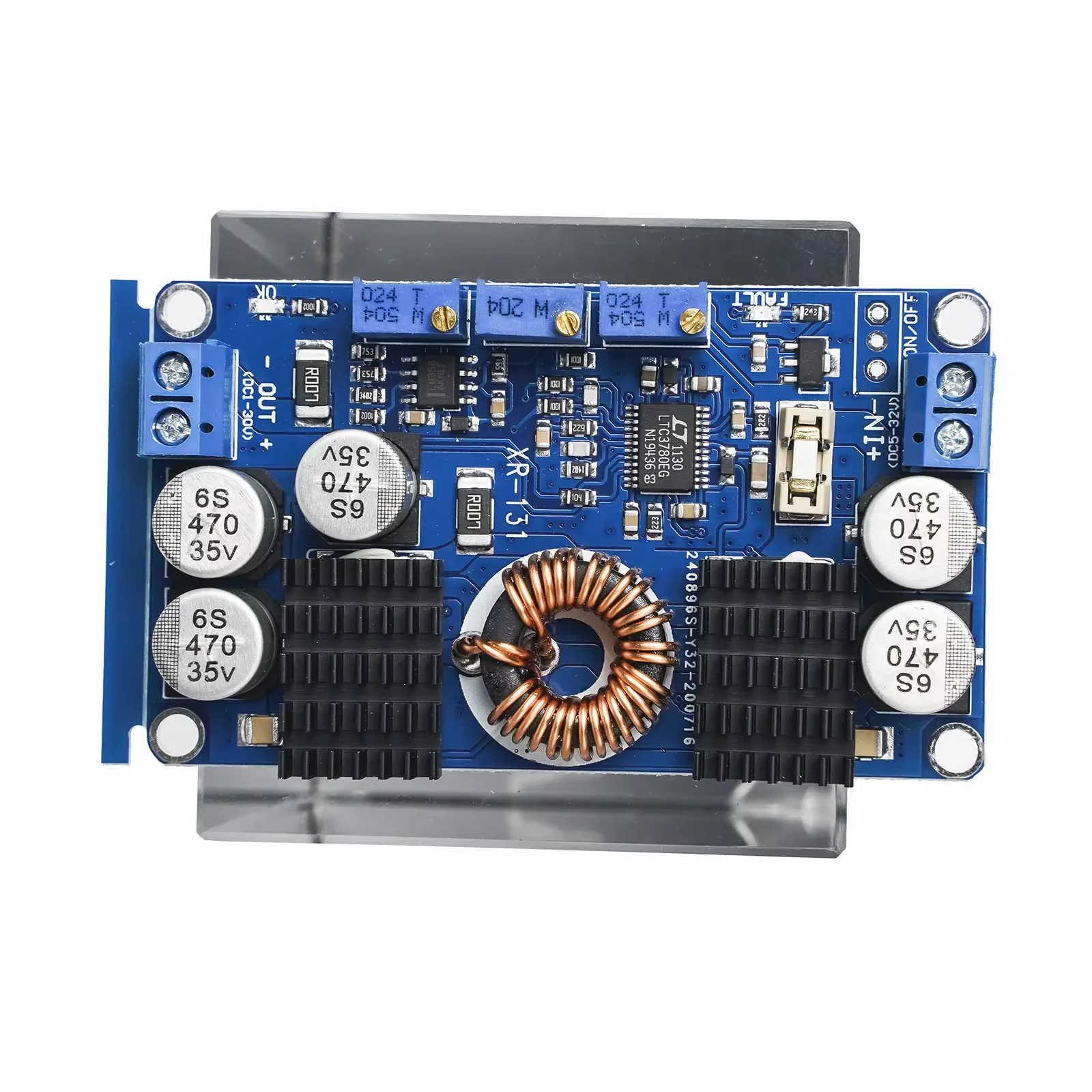 LTC3780 DC-DC 5-32V to 1V-30V 10A Automatic Step Up Down Regulator Charging Module Power supply module