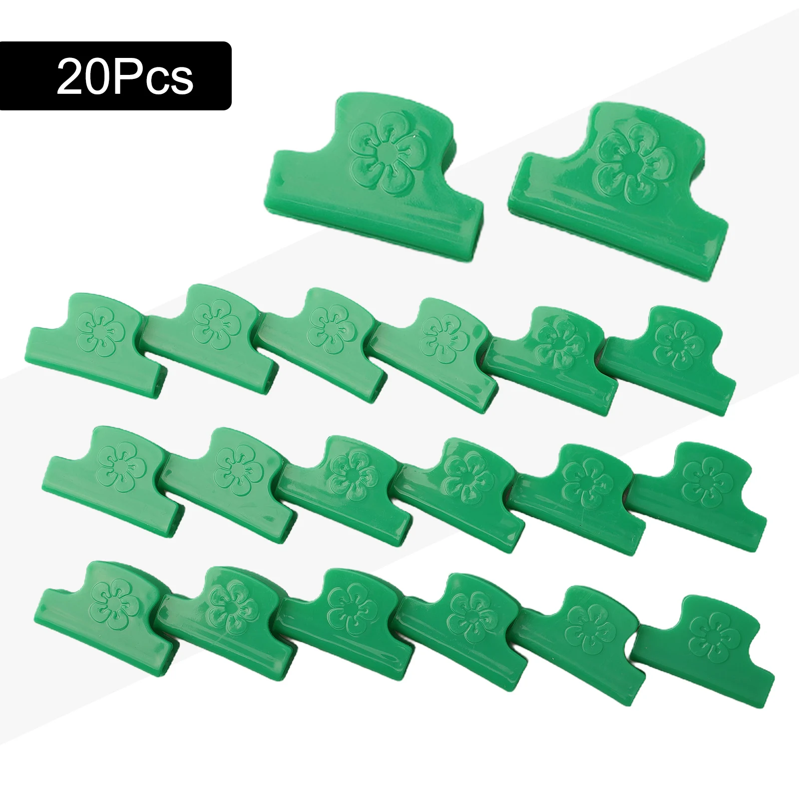 20pc Plastic Film Buckle Clip Greenhouse Snap Clamps Film Buckle Clamps Pipe Clamps Gardening Supplies Wide Application