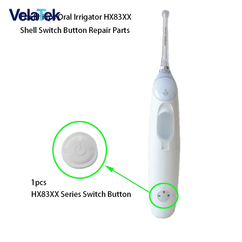 필립스 HX8331 HX8332 HX8340 HX8341 HX8381 HX83 시리즈 스위치 버튼 수리 부품 용 1pcs 구강 세정기 쉘 전원 버튼