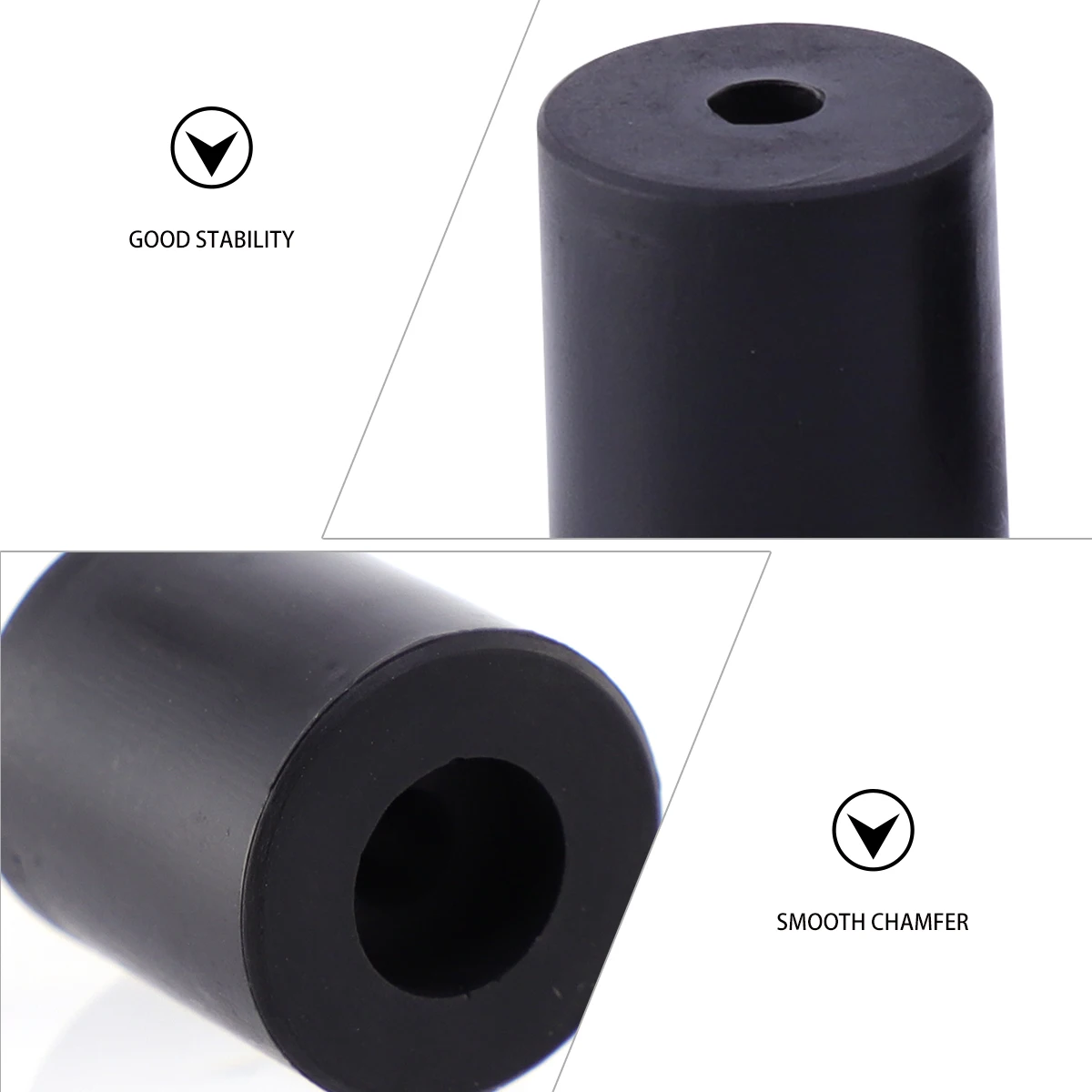 

4pcs 3D Printing Silicone Pillar High Temp Resistant Non-Stick Leveling Column Hot Bed Stabilizer Solid Spacer For 3D Printer