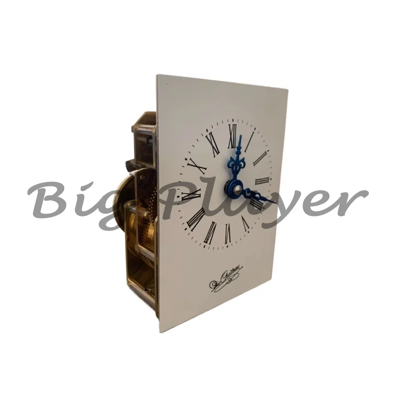 عجلة توازن زنبركية للشعر، حركة حفظ الوقت، معدات نحاسية بالكامل، ساعة طاولة، شريط حركة، حركة ساعة حفظ الوقت #5