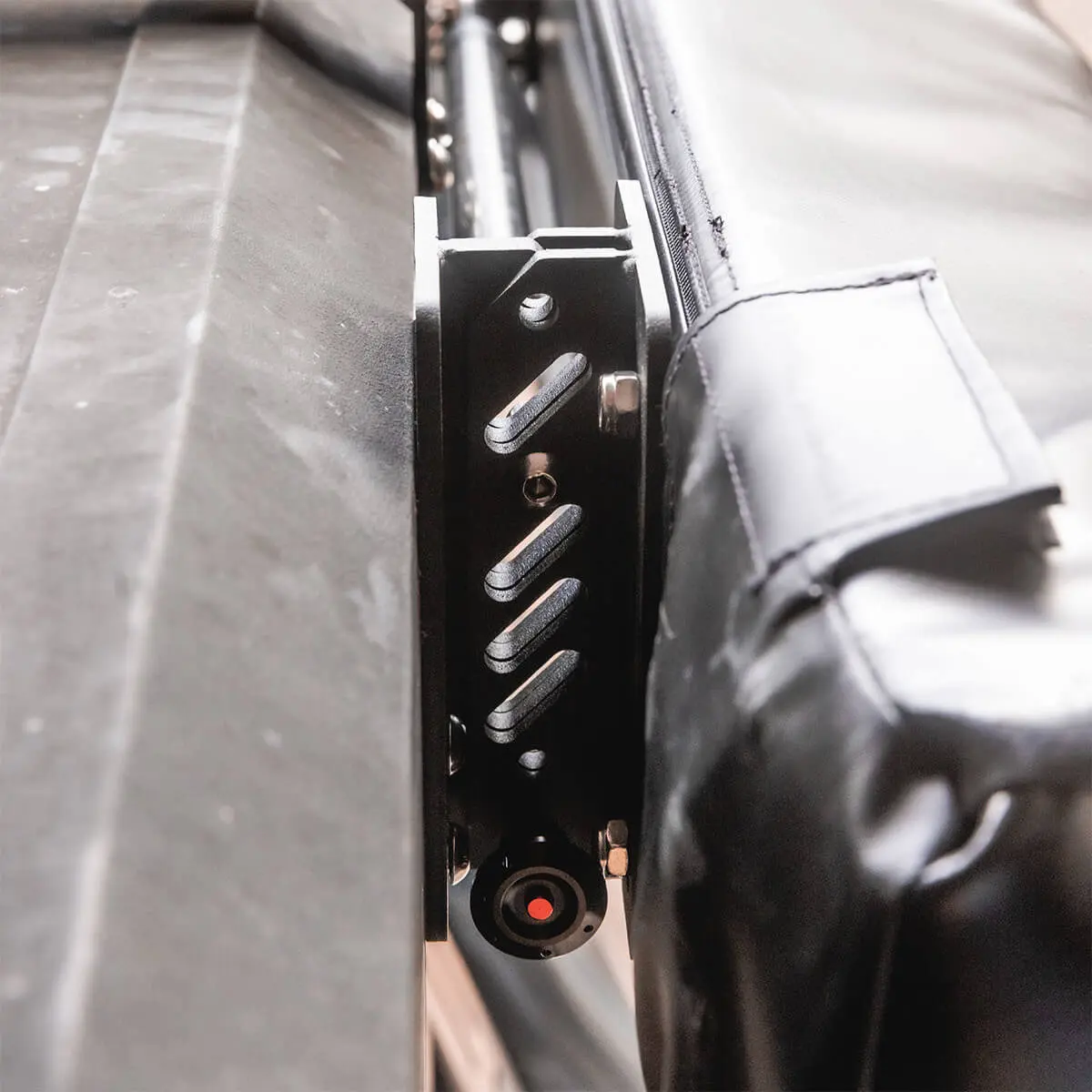 Quick Release Awning Brackets, Heavy Duty Rooftop Tent Connector & Detachable Mounts for Camping Awning