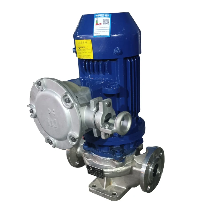 32.5 م 3 / ساعة تدفق 73 م رئيس 18.5 كيلو وات مضخة خط أنابيب معززة للطرد المركزي العمودي لإمدادات المياه في الحضرية