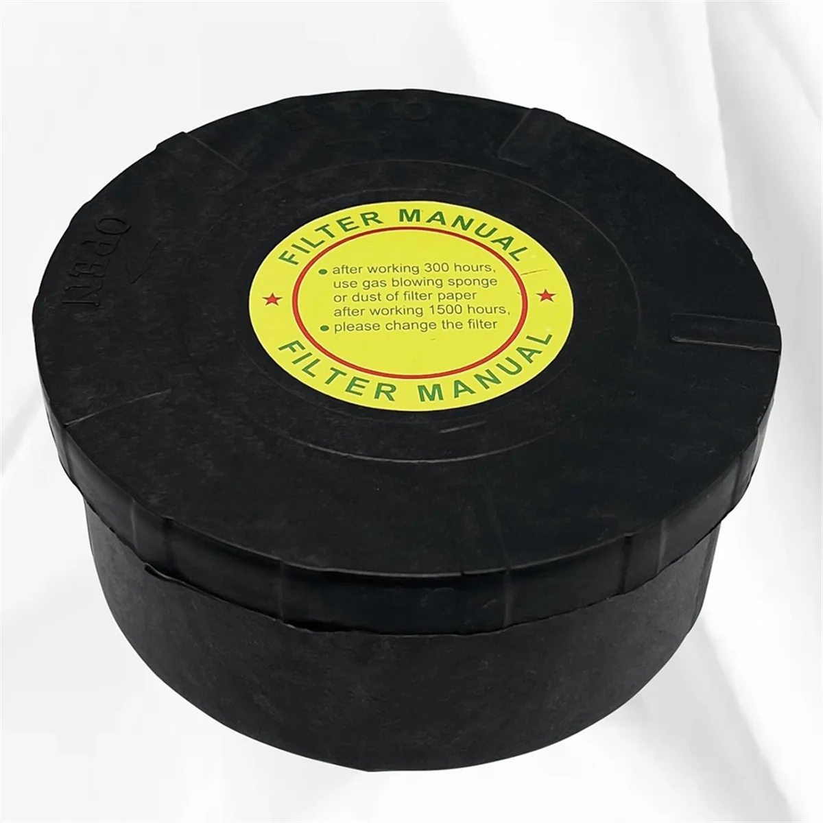 1pcs 25mm/1Inch Air Compressor Noise Reducer Silence Filter,Plastic Shell Round Muffler Filter