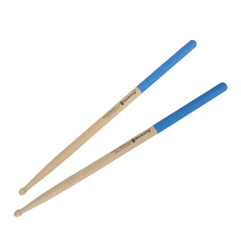 1 Pair Drum Sticks Maple Wood 5A 7A Colorful Non-Slip Handle Drumsticks Percussion Musical Instrument Accessories For Rock Bands