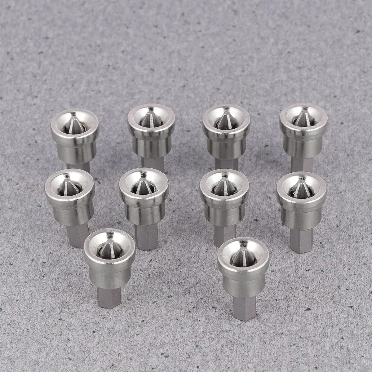 

10pcs Drywall Positioner Bits Plasterboard PH2 Screwdriver S Drilling Silver Quality Material Depth Stop Easy
