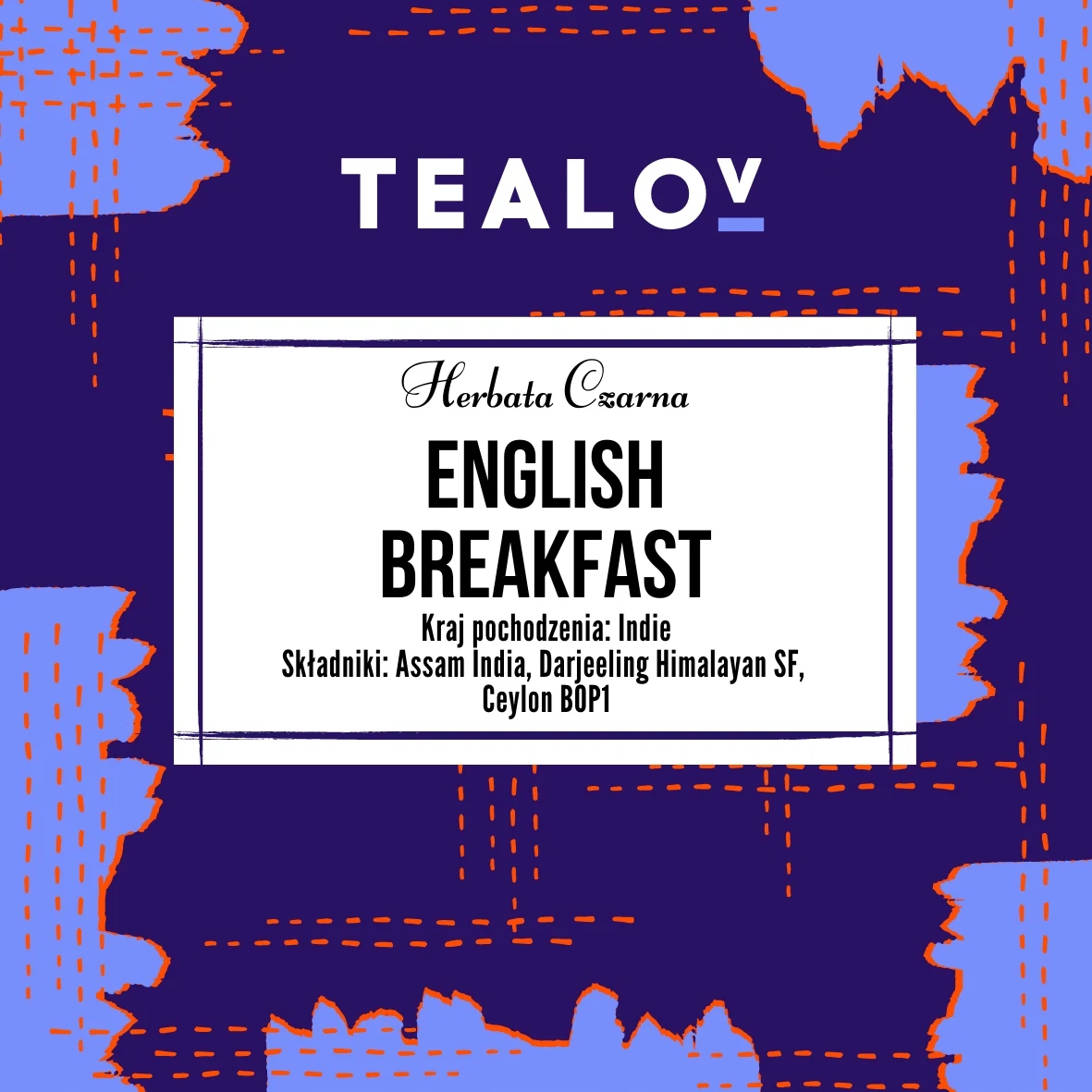 Herbata TEALOV czarna ENGLISH BREAKFAST 50g