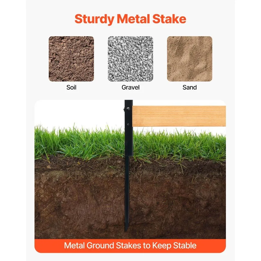Drewniany płot prywatności 2 panele listwowy płot klimatyzacyjny 38 szer. x 42 dł.