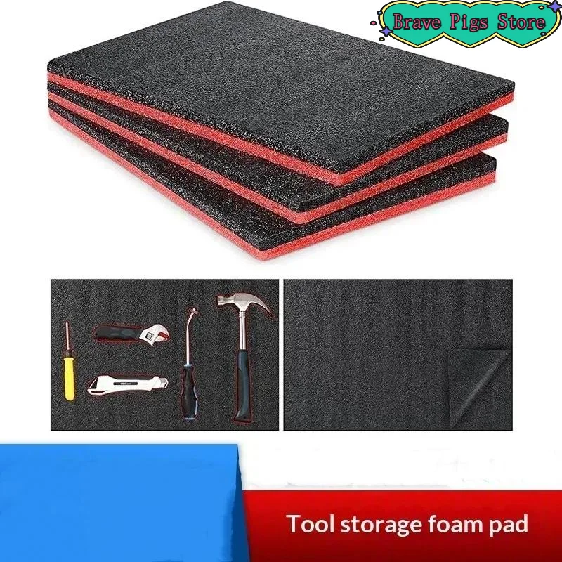 3pcs Tool Box Foam Polyethylene Tool Foam Inserts CasesEPE Foam For Organizer Cases Drawer LinerCamera Toolbox Storage Shadow