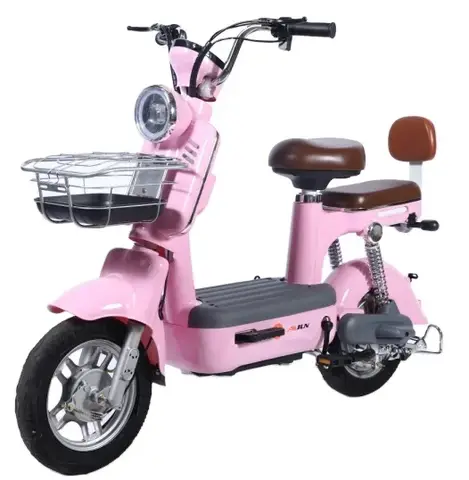 Ny elmotorcykel 500W48V20AH 2 hjul med pedaler Elscooter Moped Elscooter Populär scooter Stadspendling 6 best sales motorcykel elektrisk skoter - №3
