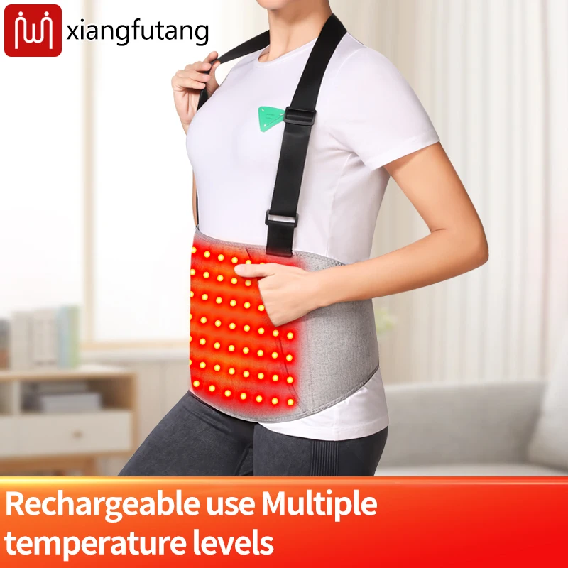 حزام الخصر المضغوط الساخن للعلاج بالضوء الأحمر - العناية بالرحم وتخفيف آلام الفترة والدورة الدموية يجب أن يكون للنساء للحفاظ على الدفء #1