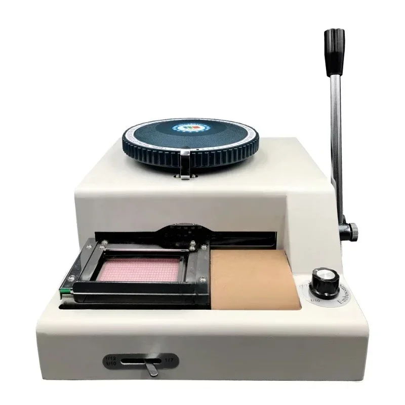 

80 Character PVC Card Embossing and Indent Printing Machine with Ribbon