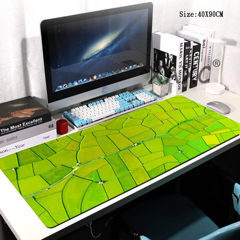 

HYBXAXC Creative Geometric Farmland Aerial View Mouse Pad Thick Non-slip Desk Mat for Office Gaming