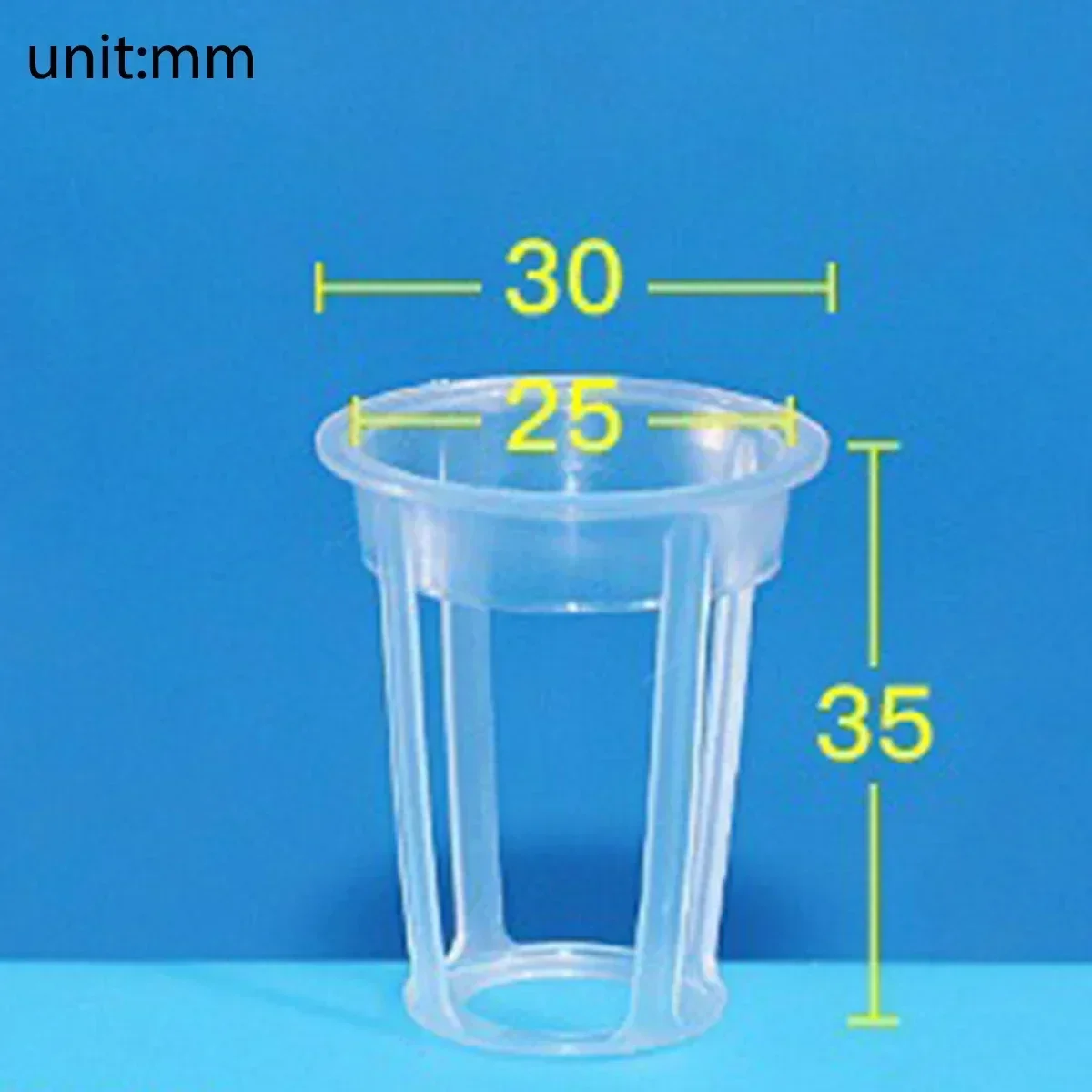 50pc-Hydroponic Planting Basket Balcony Vegetable Soilless Cultivation Equipment Plant Net Cups With Oil-free-Hydroponic Sponge