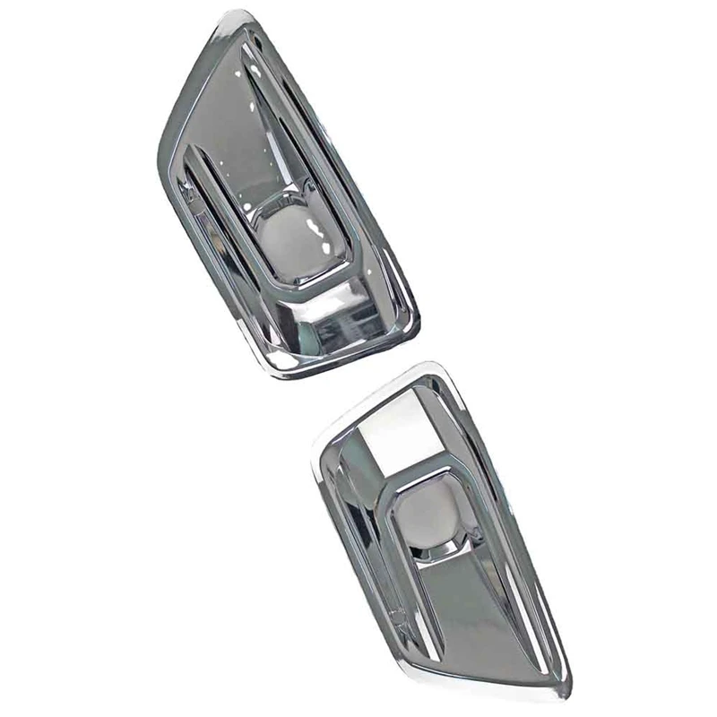 1 Set Fog Lamp Cover Fog Lamp Eyebrow Trim For Toyota Land Cruiser LC300 2021-2023 Front Fog Lamp Frame