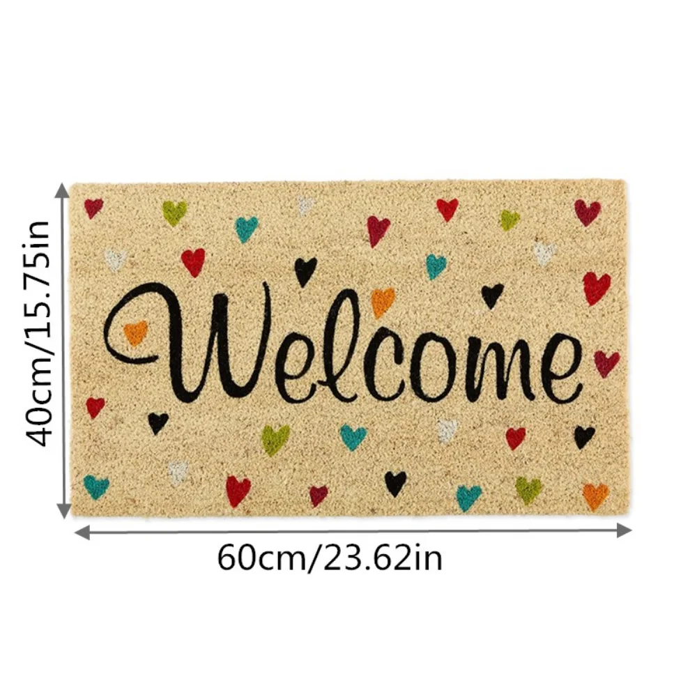 Funny Welcome Mats Outdoor, Front Door Mat for Outside Entry, Doormat Outdoor/Indoor Entrance, Front Porch Decor 40 x 60cm