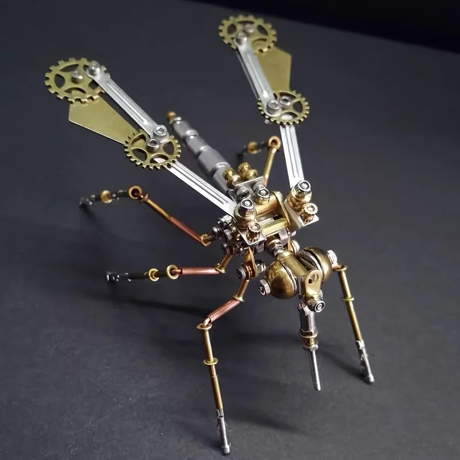 Steampunk Mechanical Mosquito Model Set - DIY Metal Puzzles, perfect for birthday or Christmas gifts