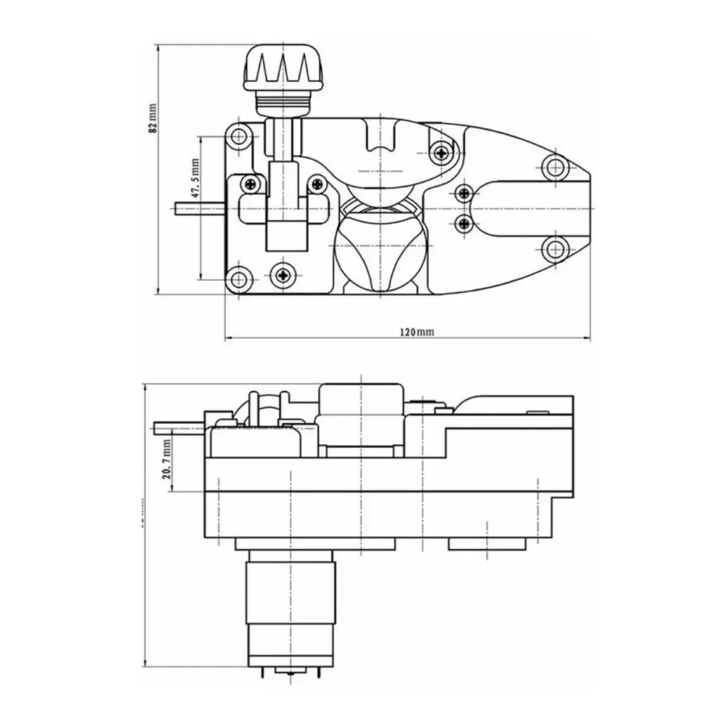 Alimentador Mig, conjunto de soldador, Motor de alambre de plástico, 8W/15W, para máquina de soldadura, forma de ranura, alambre de 0,6-1,0mm, alta