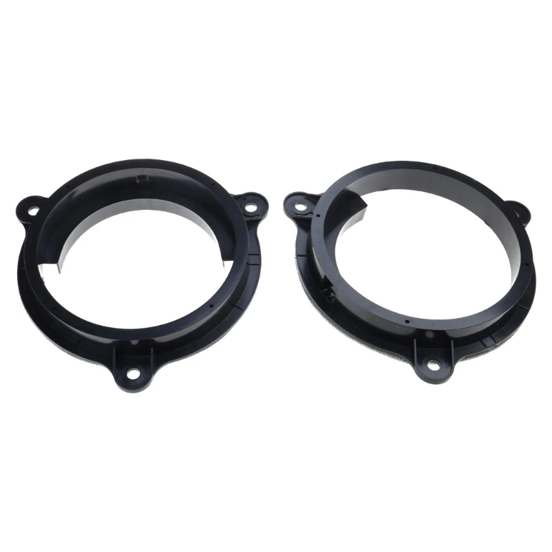 QM 1 Pair 6.5 Inch Car Audios Horn Gasket Speaker Spacers Adapter Car Modification