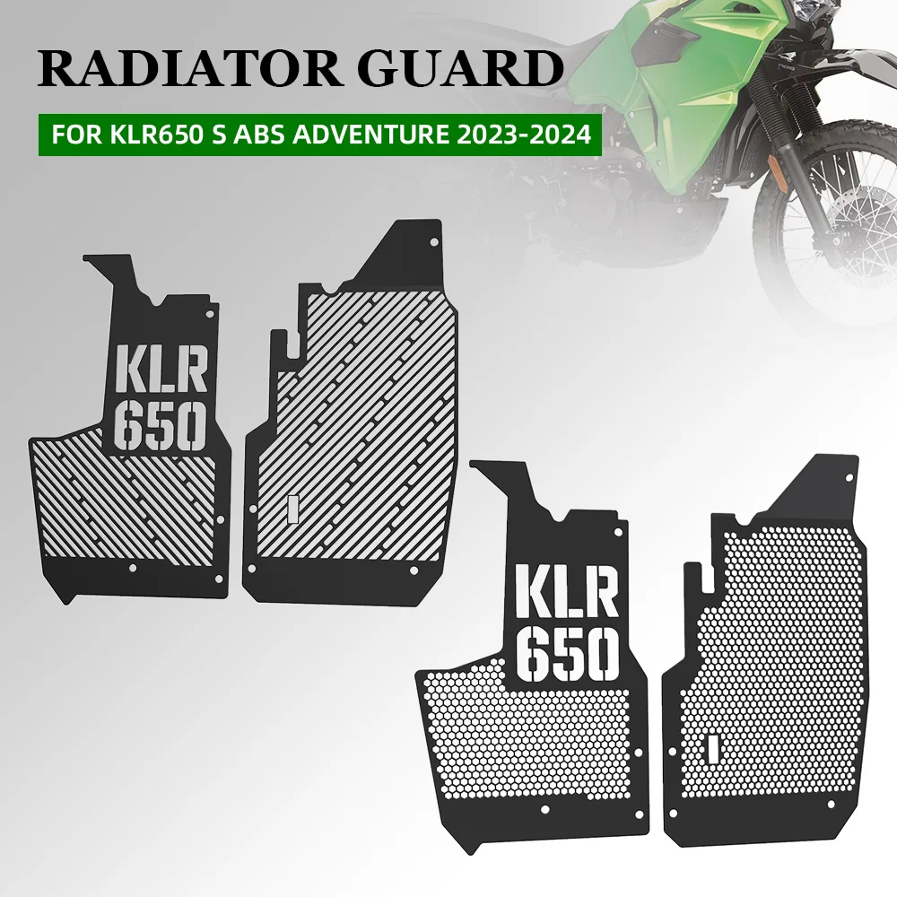 

FOR Kawasaki KLR650 S ABS Adventure 2023-2024 KLR 650 Motorcycle Accessories Radiator Guard Grille Cover Mesh Protections