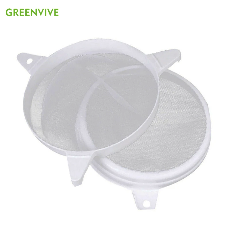 Beekeeping Honey Flow Fitter Food Grade Nylon Double Sieve Honey Strainer Beekeeping Equipment Mesh Filter Mesh Screen Tool