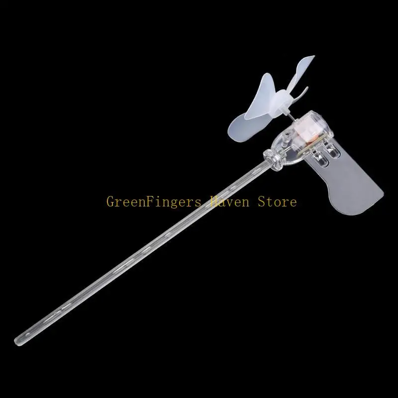 F68D LED Light Wind Mill Toy Teaching Model Smallest Mini Wind Turbines Generator