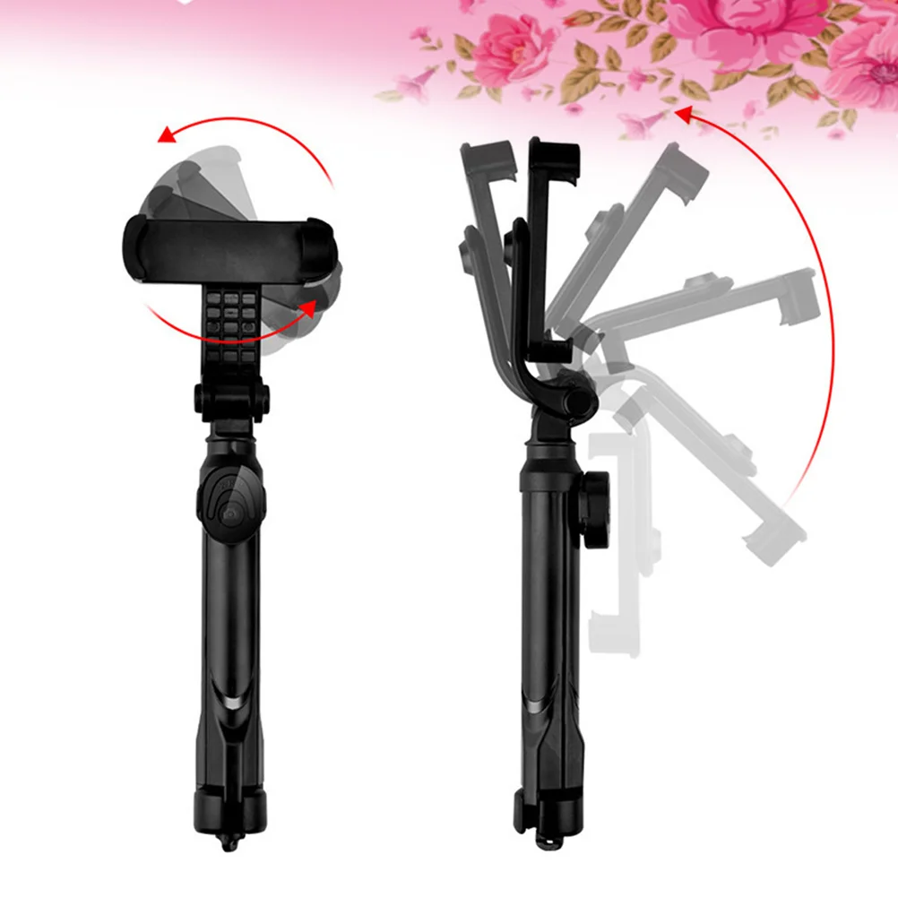 

Adjustable Tripod Selfie Stick with Remote Mount Clamp for Smartphone Portable Lightweight Design Fits Most Phones Black