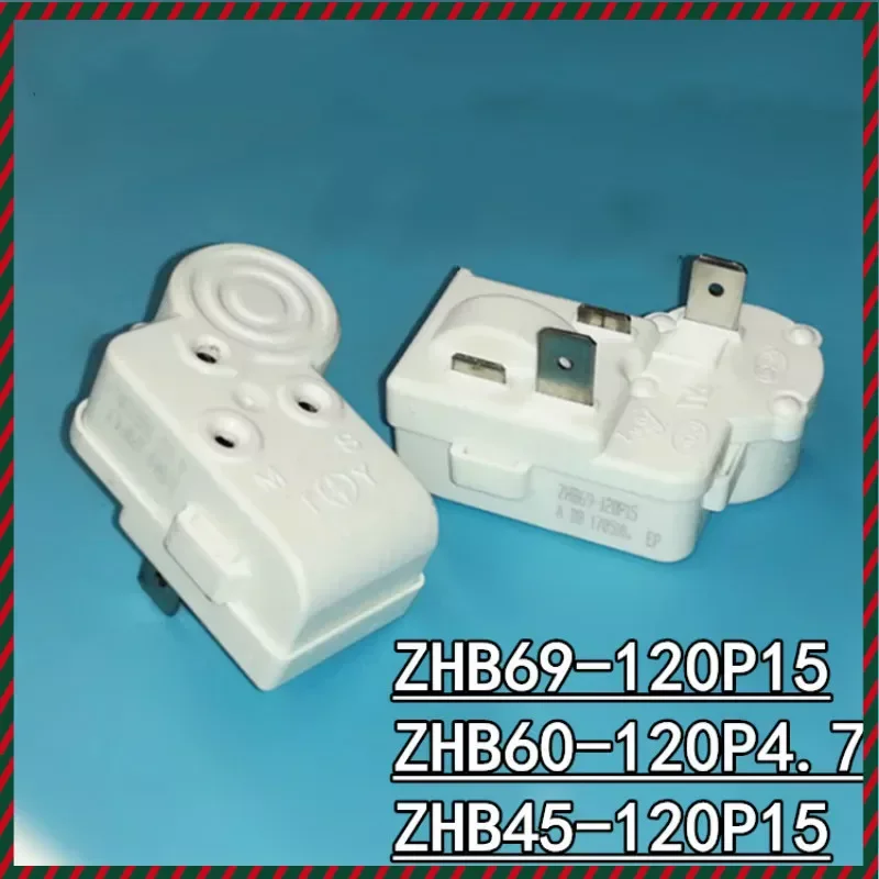 NEW ZHB75-120P15 Refrigerator Parts Compressor PTC Starter ZHB60-120P4.7 Overload Protection Relay ZHB69-120P15 ZHB40-105P15