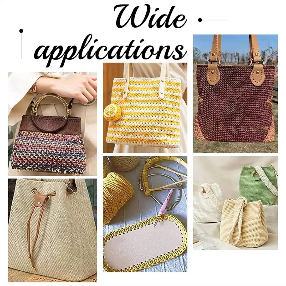 ABQR 4Pcs Bag Bottom Base Pads, 4 Colors Oval Crochet Bag Bottom PU Leather Bottom Shaper Pad 10x4.7inch