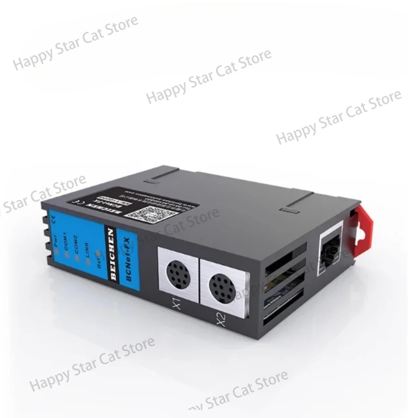 BEICHEN BCNet-FX Ethernet Communication Module for FX Series PLC round Port MC Protocol MODBUS TCP Protocol