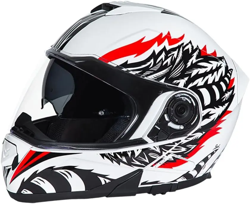 

Шлем Daytona Glide, легкий велосипедный шлем для бездорожья с защитой от царапин, противотуманный шлем двойной плотности, EPS Liner, одобренный DOT Bluetoot