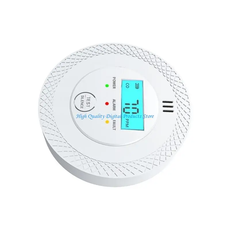 Rilevatori allarme monossido carbonio U2JE DECRATIVI LCD a batteria Monitoraggio CO Monitoraggio sensibilità per